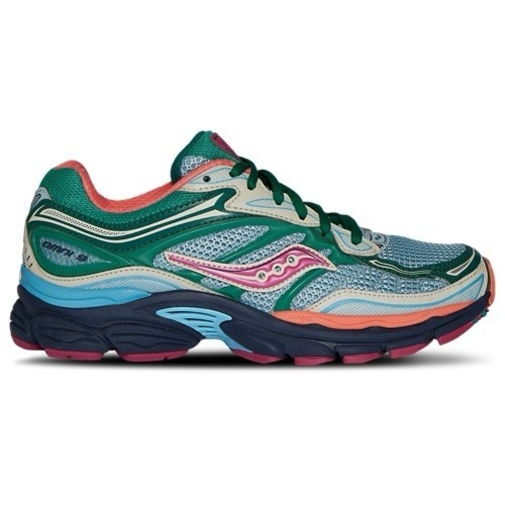 Women's Size 7 Saucony Progrid Omni 9 Sterling Spruce Running Shoes S61037-3